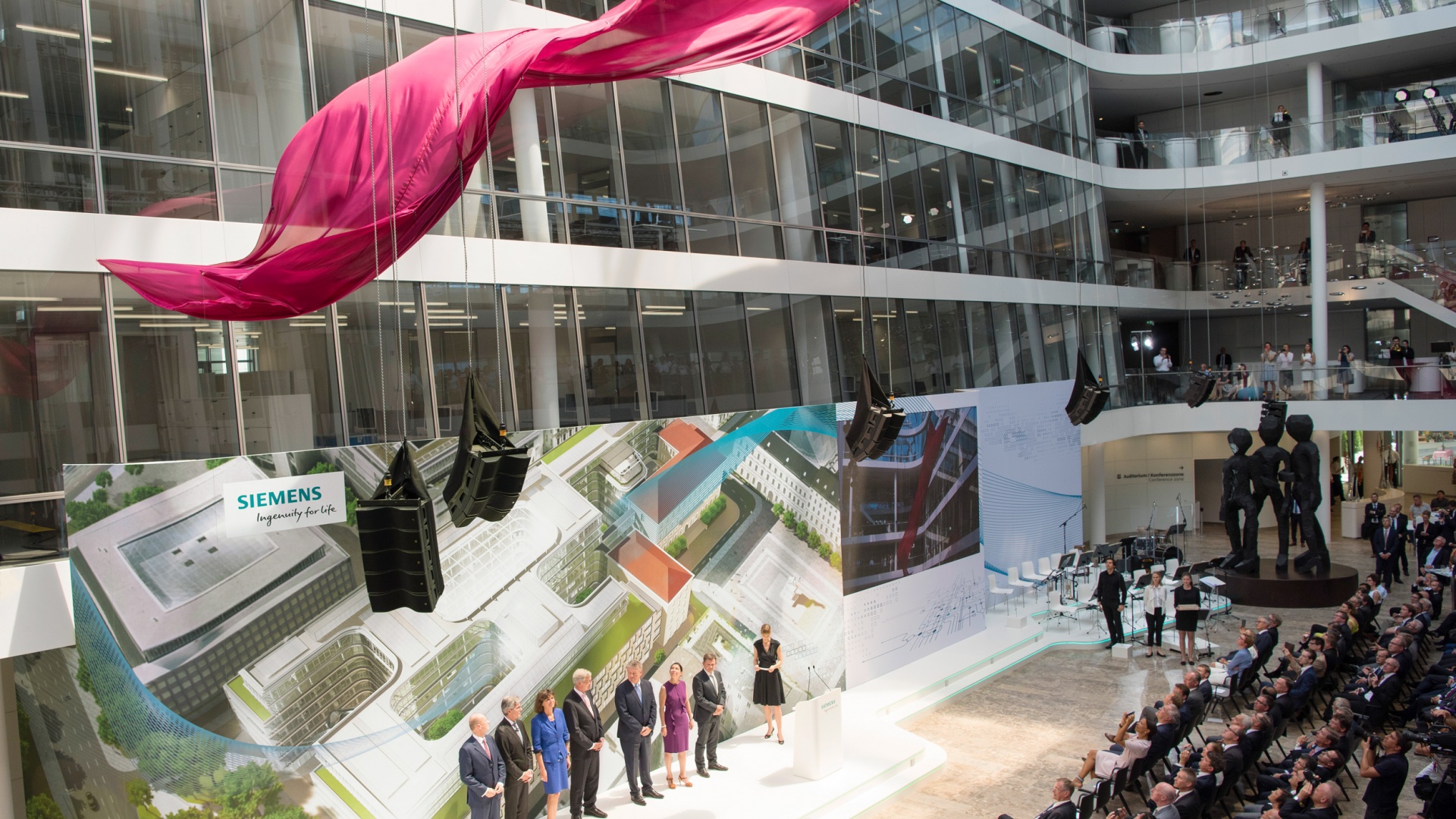Tradition trifft  Zukunft – Eröffnung Siemens Headquarters